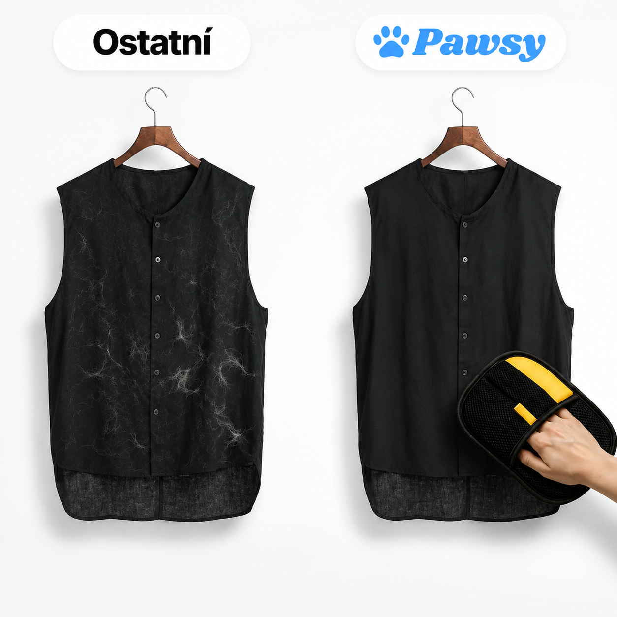 Pawsy- Rukavice na odstraňování chlupů