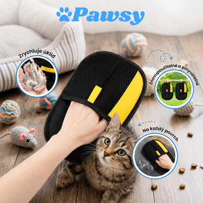 Pawsy- Rukavice na odstraňování chlupů